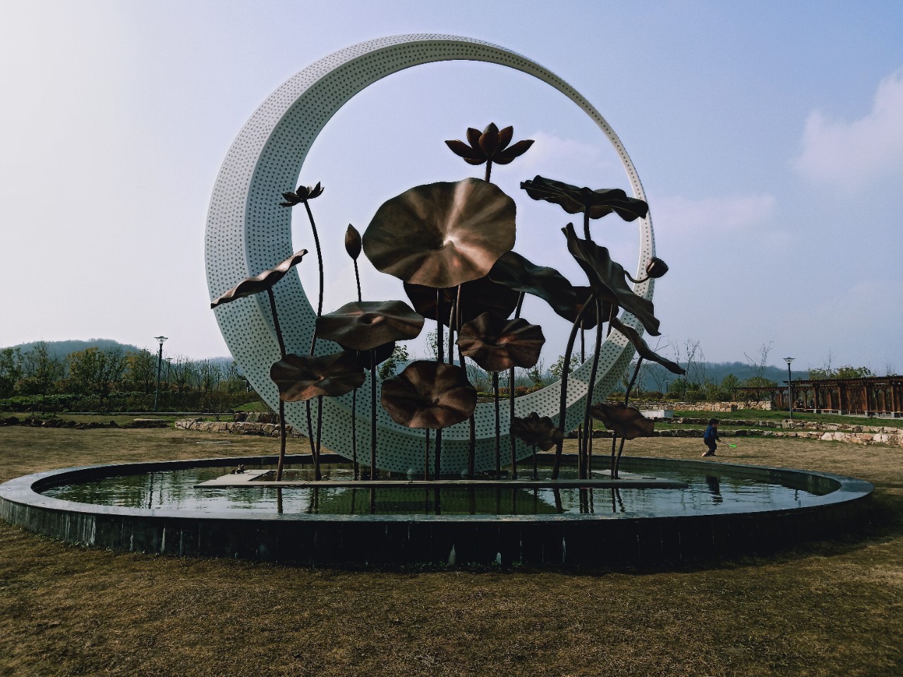 多图实拍滁州新建的镜园风景还是蛮不错的展现出了美丽的滁城风光