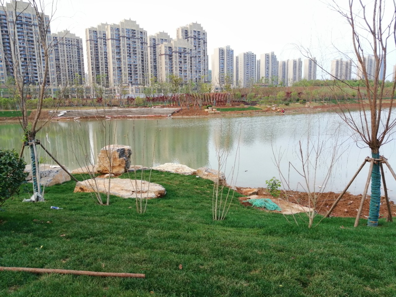 现场实拍滁州城南绿廊公园建设现状期待它建成的那一天附多图